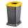 Szelektív hulladékgyűjtő szemetes Antracit-Sárga 50L