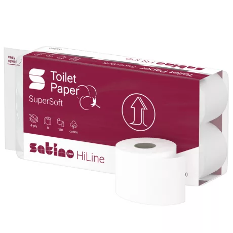 Satino by Wepa HiLine Cotton kistekercses toalettpapír - 4 rétegű, 8 tekercs
