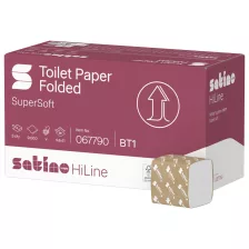  Satino by Wepa HiLine hajtogatott toalettpapír - 2 rétegű, hófehér, 300 lap (Karton - 30 csomag)