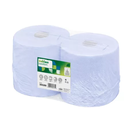 Satino by Wepa HiLine ipari törlőpapír 24cm átm. - 3 rétegű, kék, 175m (Karton - 2 tekercs)