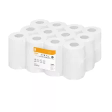   Satino by Wepa HiCycle belsőmagos törlőpapír 14cm átm. - 1 rétegű, hófehér, 120m (Karton - 12 tekercs)
