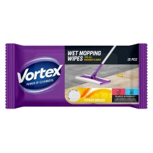 Vortex nedves felmosó törlőkendő Citrus Breeze 15db