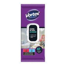   Vortex Fürdőszobai háztartási nedves törlőkendő Flip-top 48db